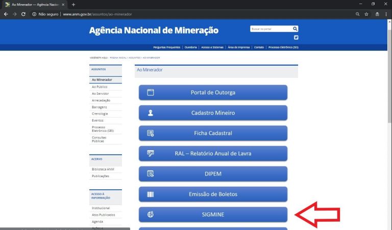Anm ao minerador