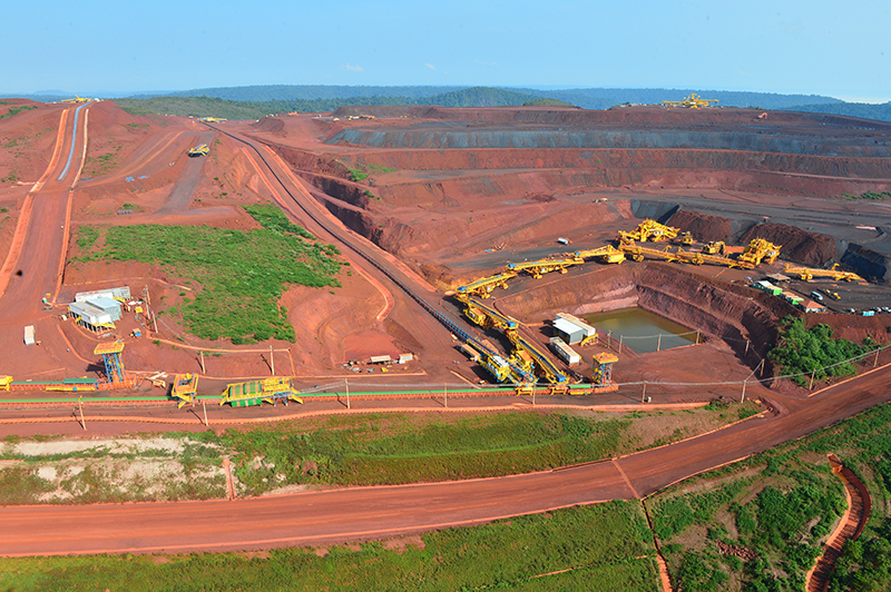 Vista aérea da mina S11D em Carajás. Foto: Divulgação Vale