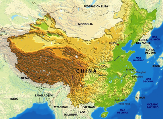 Geografia física da China