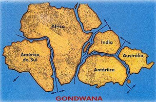 Super continente chamado Gondwana