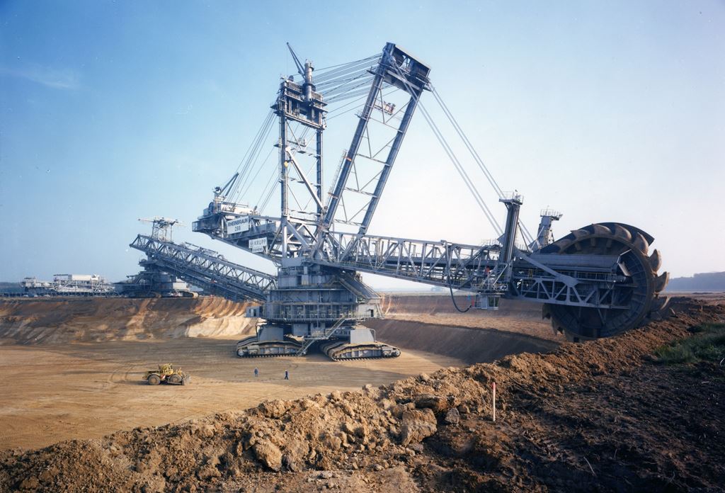 Imagem da escavadeira Bagger 288