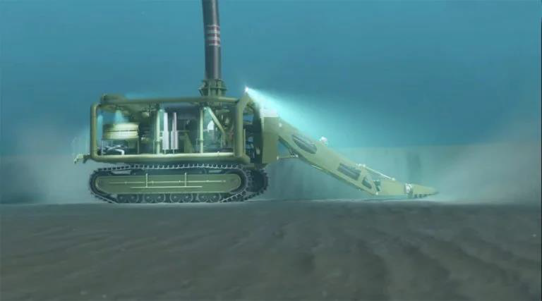 Maquinário da Mineração Submarina