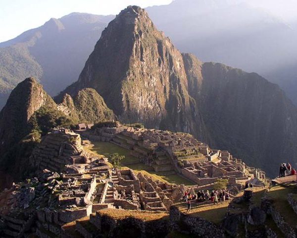 Visão aérea de Machu Picchu